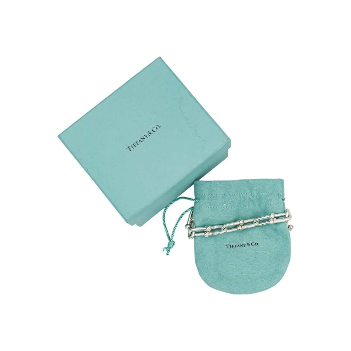 Bracelet Maille TIFFANY & CO. "Hardwear" en argent - Image 8