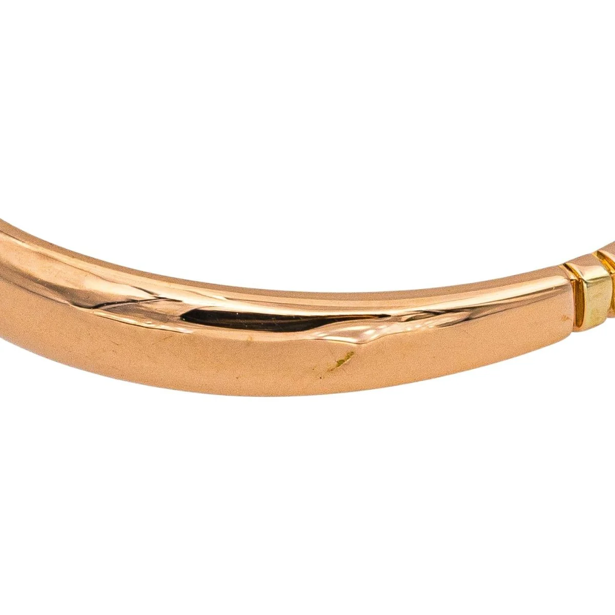 Bague Solitaire en or rose et aigue-marine - Image 7