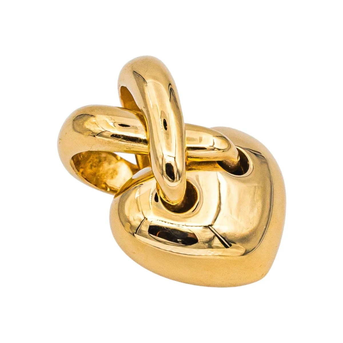 Pendentif CHAUMET "Coeur Liens" en or jaune - Image 3