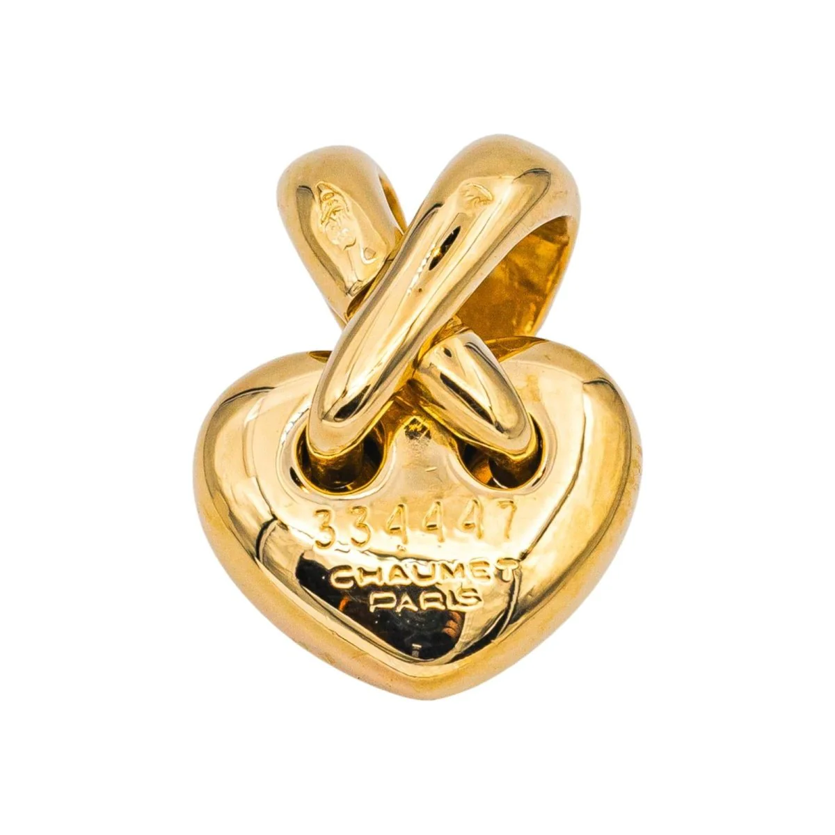 Pendentif CHAUMET "Coeur Liens" en or jaune - Image 4