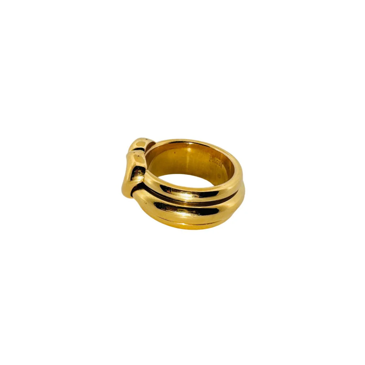Bague PIAGET "Coeur" en or jaune et diamants - Image 2