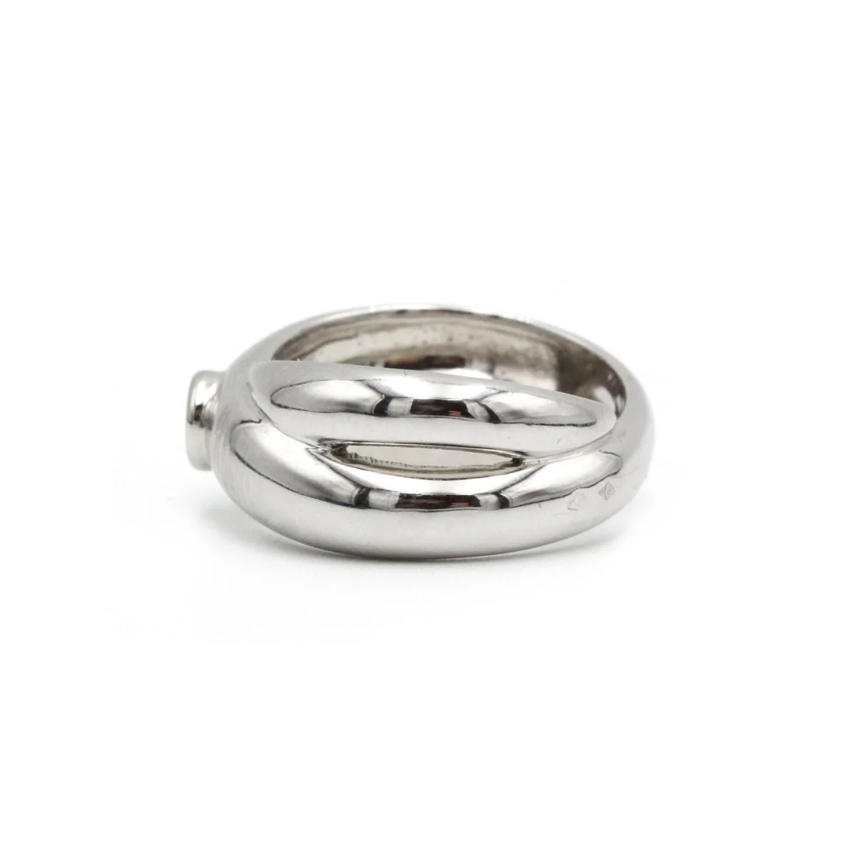 Bague en or blanc et diamant - Image 3