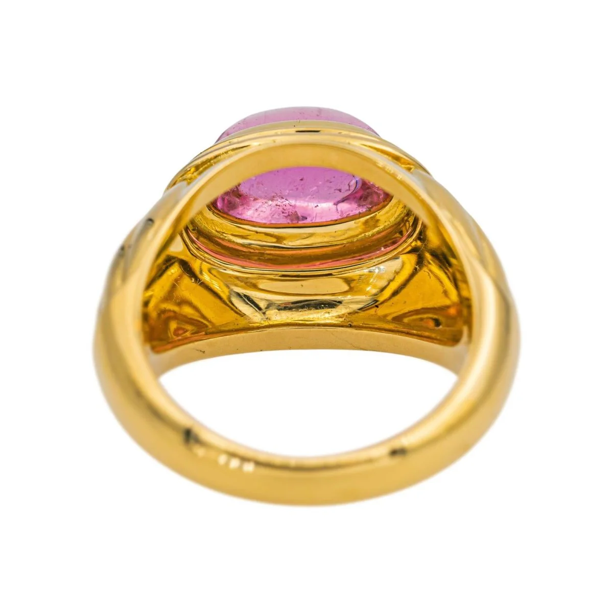Bague Dôme BOUCHERON "Jaïpur" en or jaune et tourmaline - Image 5