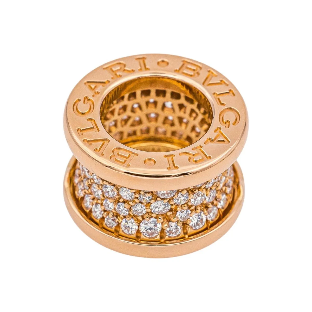 Pendentif BULGARI "B.Zero1" en or rose et diamant - Image 4