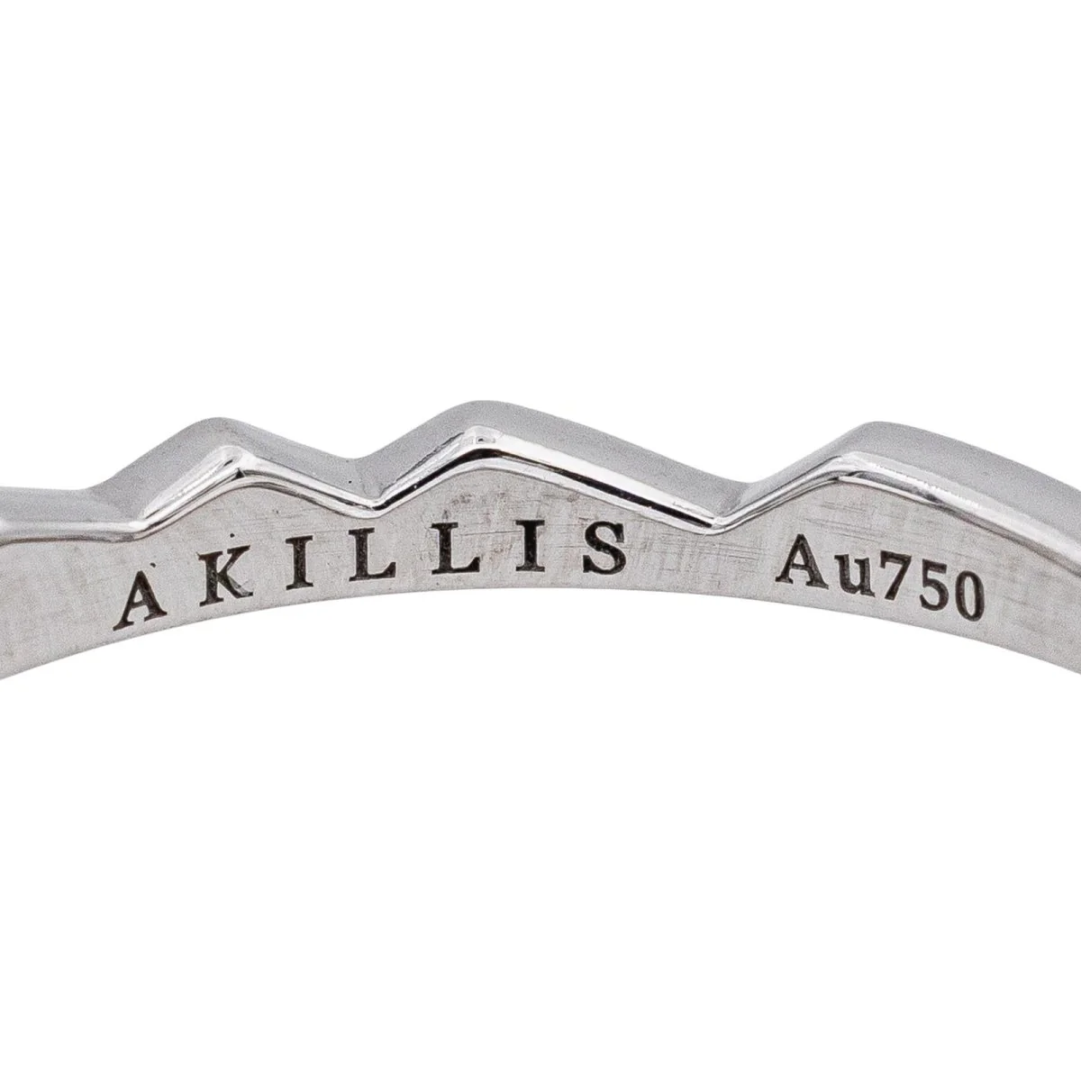 Bague Alliance AKILIS "Capture Light" en or blanc et diamants - Image 3