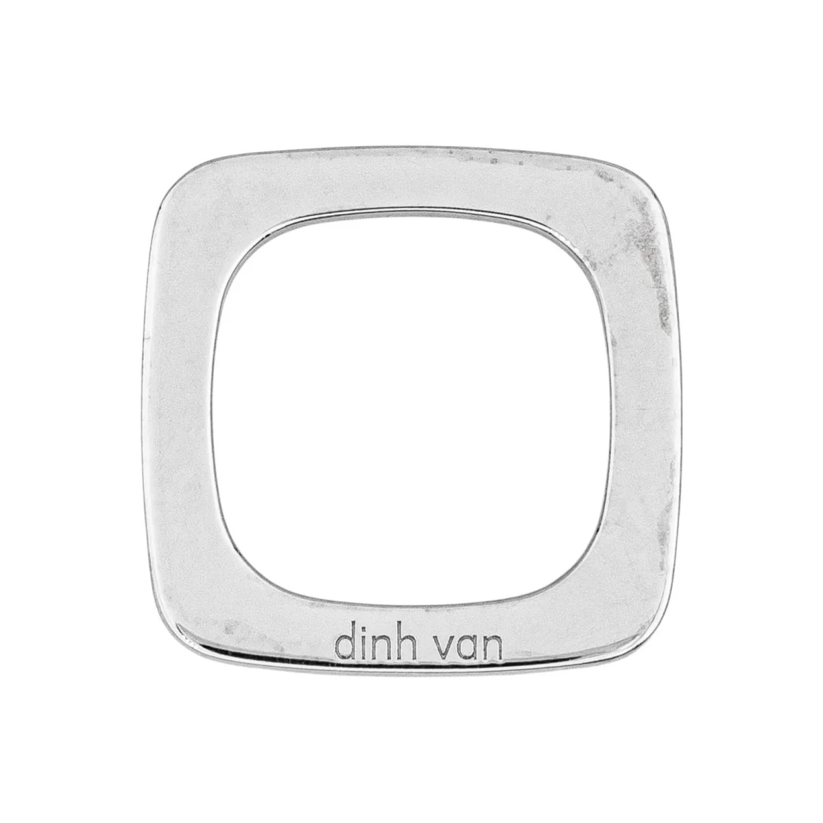 Pendentif DINH VAN "Impression" en or blanc