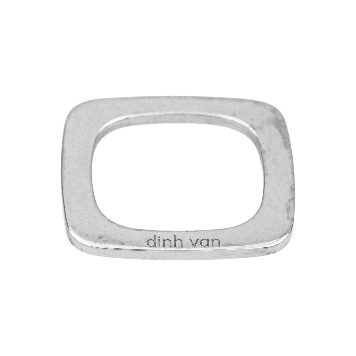 Pendentif DINH VAN "Impression" en or blanc - Image 2