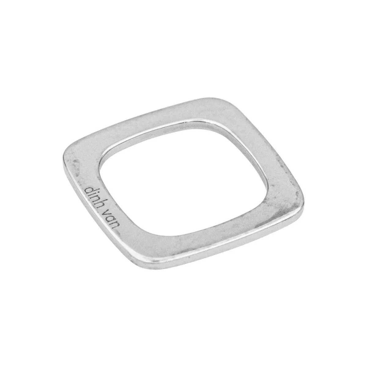 Pendentif DINH VAN "Impression" en or blanc - Image 3