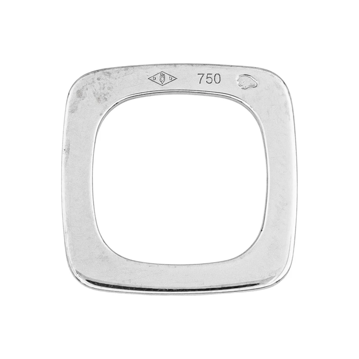 Pendentif DINH VAN "Impression" en or blanc - Image 4