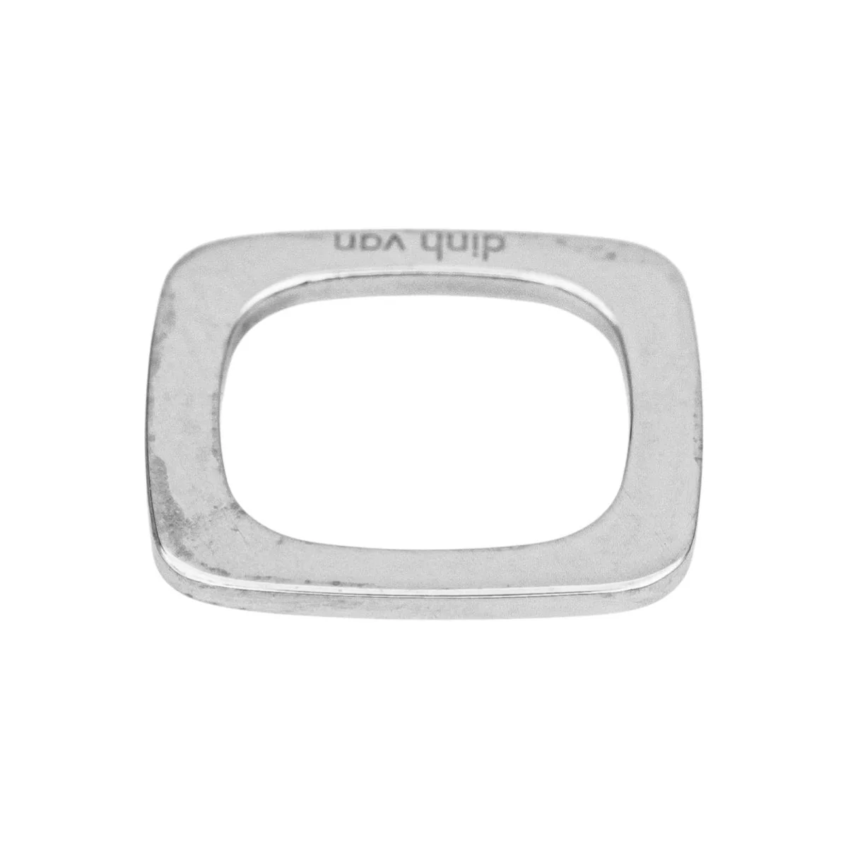 Pendentif DINH VAN "Impression" en or blanc - Image 5