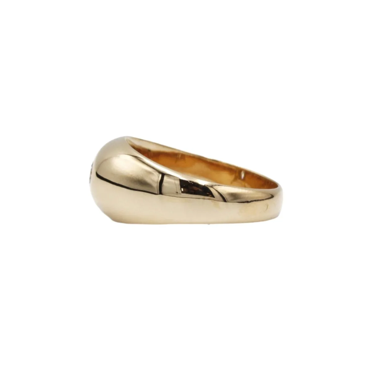 Bague en or jaune et diamants - Image 4