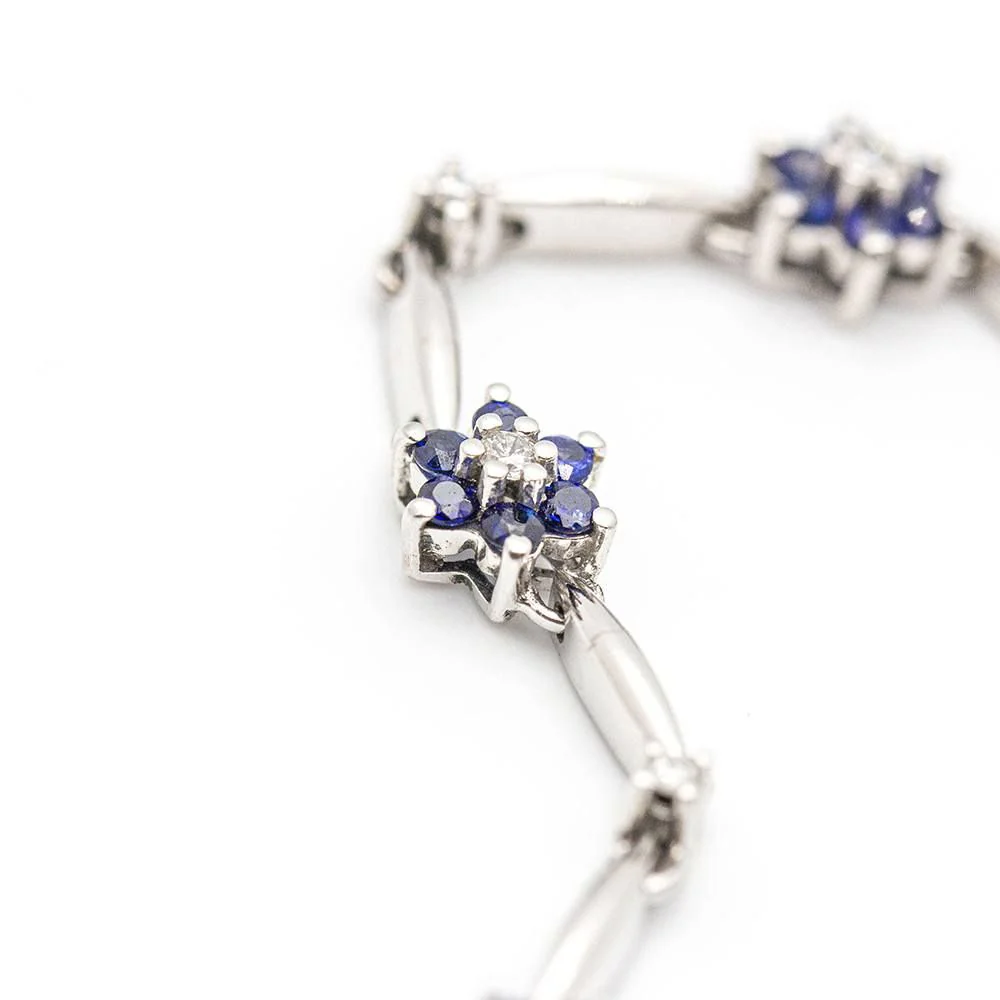 Bracelet SPRING avec saphirs et diamants - Image 5