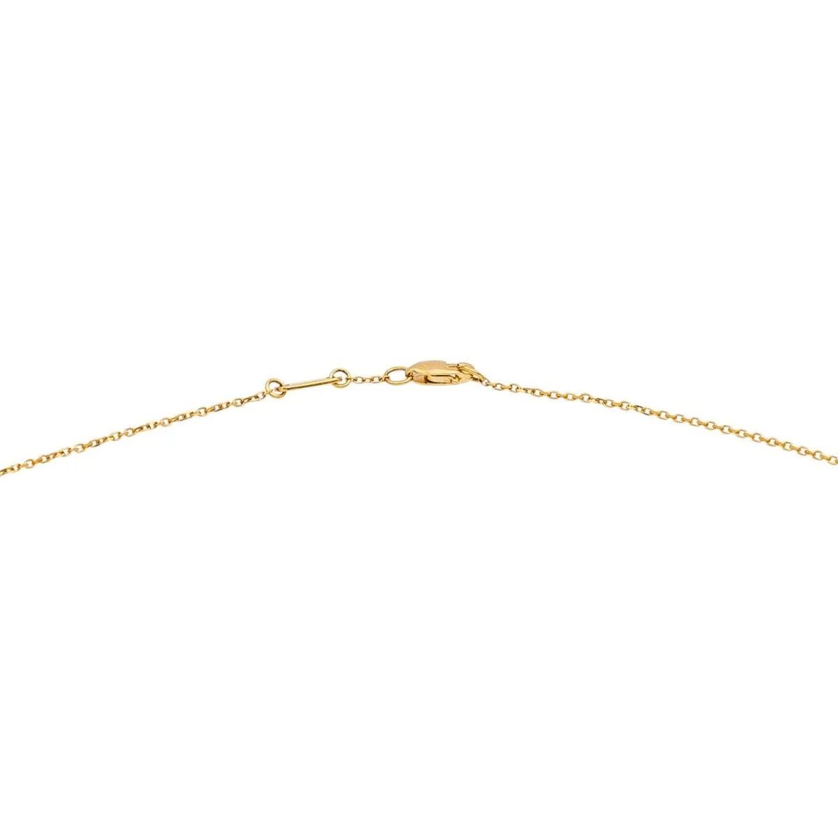 Collier Pendentif DINH VAN "Cube" en or jaune et saphir - Image 5