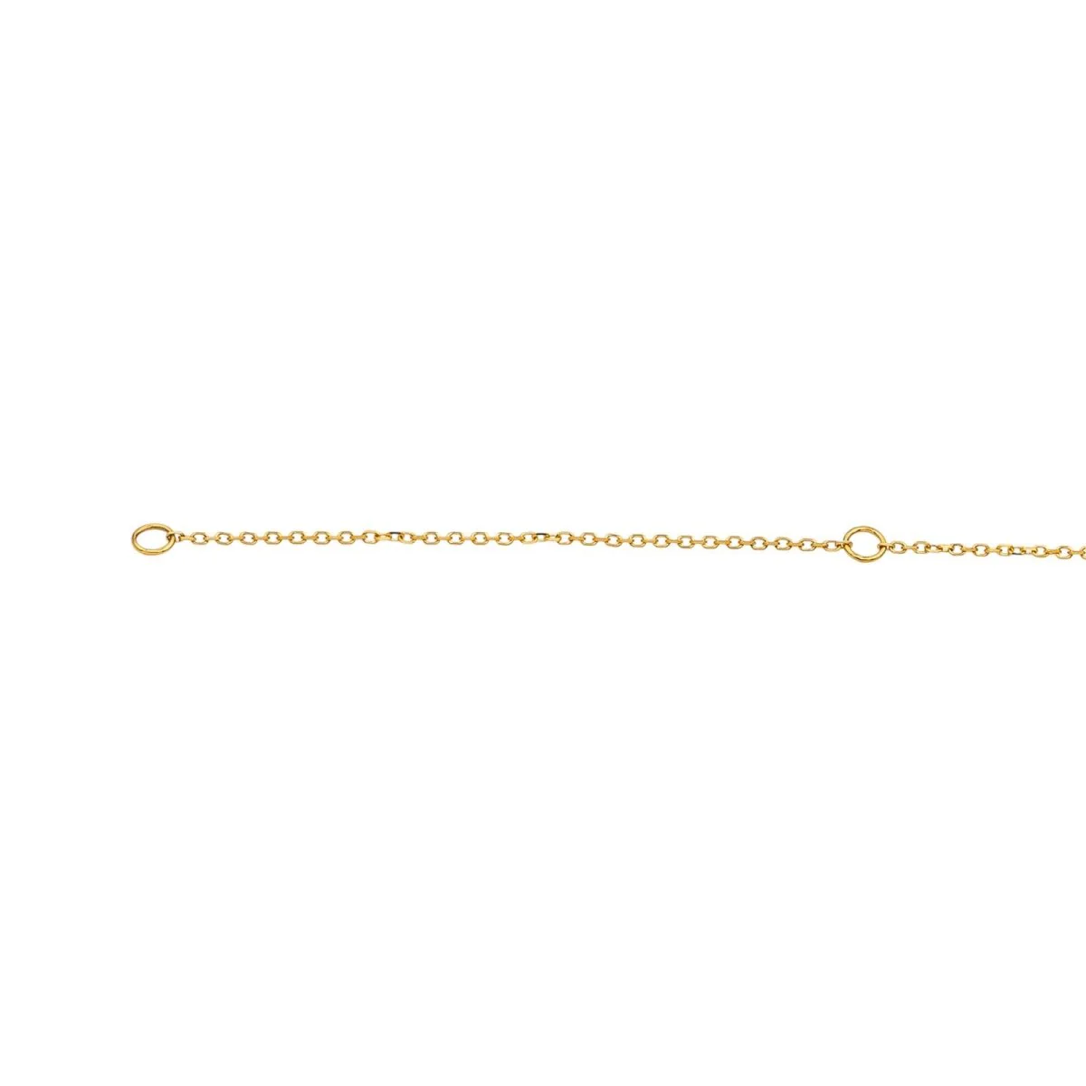 Collier Pendentif DINH VAN "Cube" en or jaune et saphir - Image 8