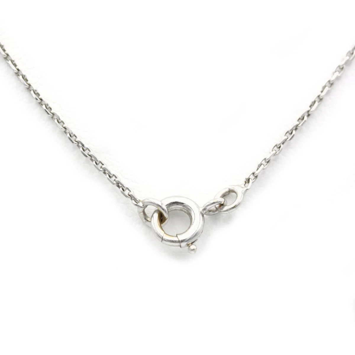 Collier Pendentif Croix - Or blanc & Diamants - Image 5