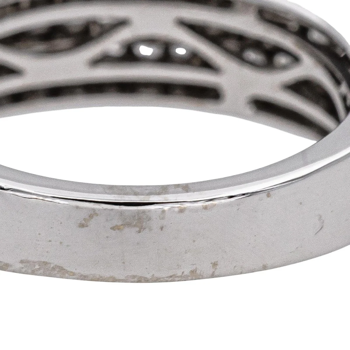 Bague en or blanc et diamants - Image 7