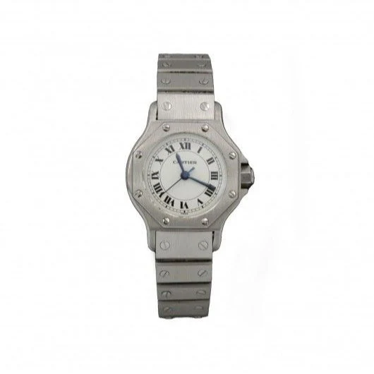 Montre Automatique CARTIER "Santos Octogonale" en acier