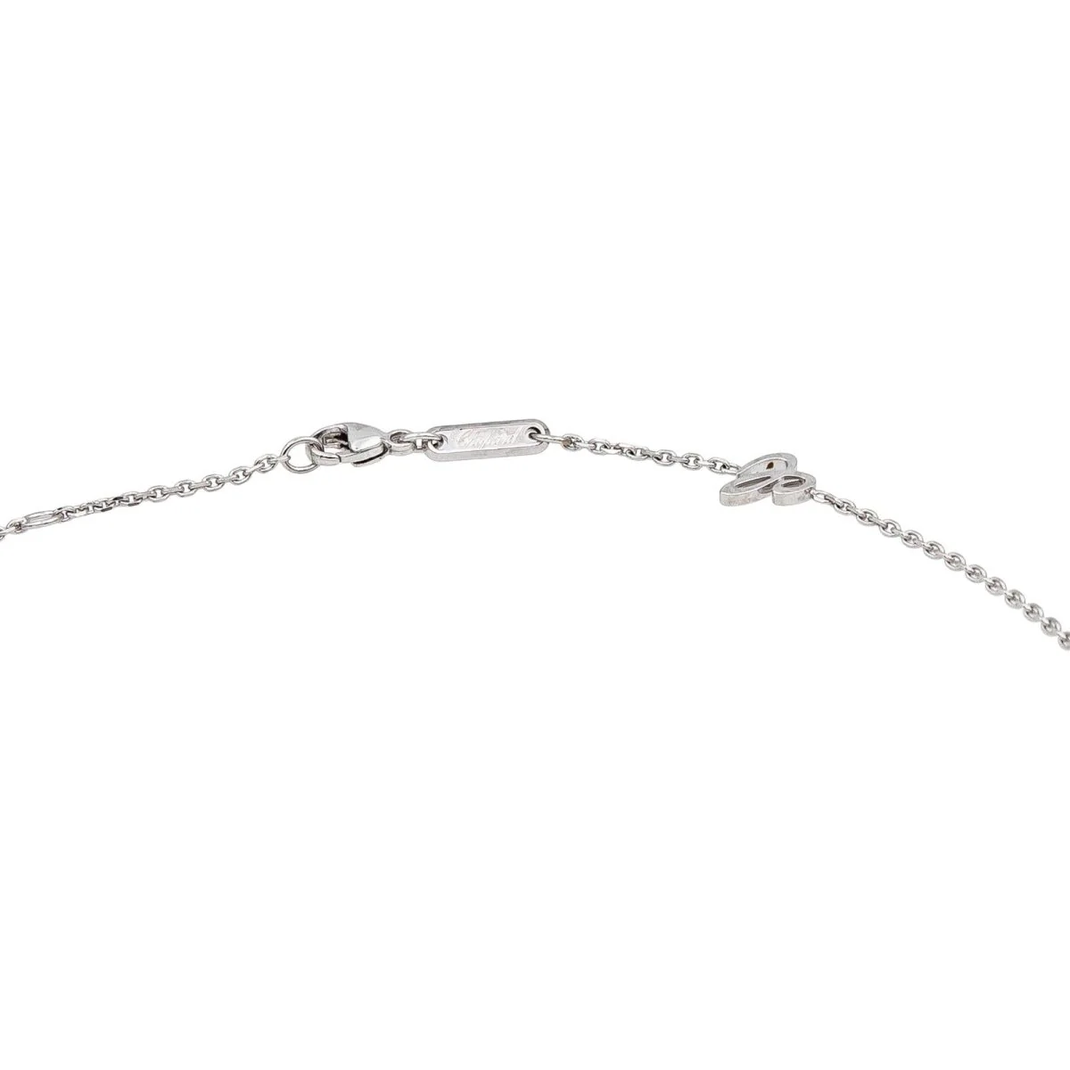Collier Pendentif CHOPARD "Happy Heart" en or blanc et diamant - Image 6