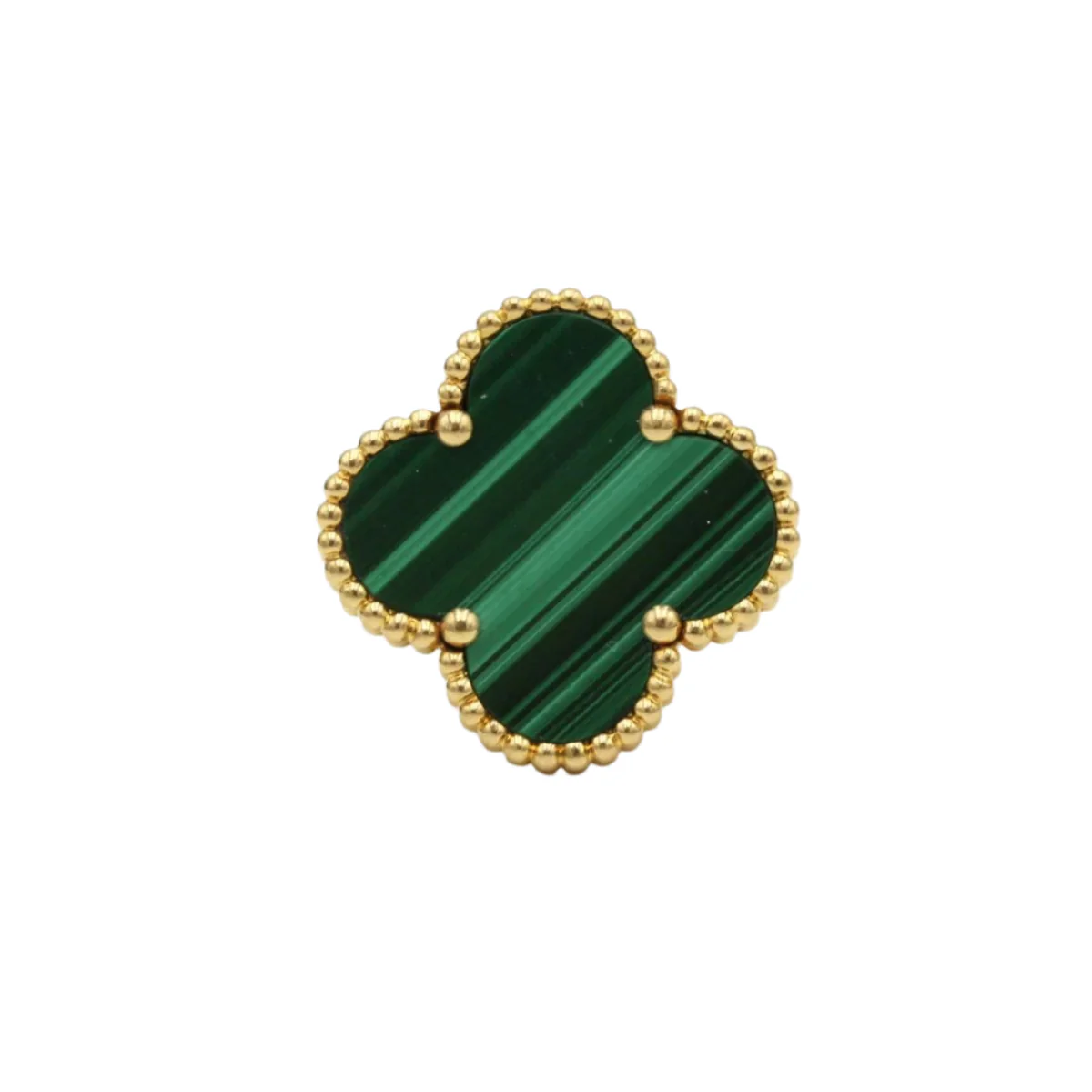 Bague Van Cleef & Arpels "Magic Alhambra" en or jaune, malachite