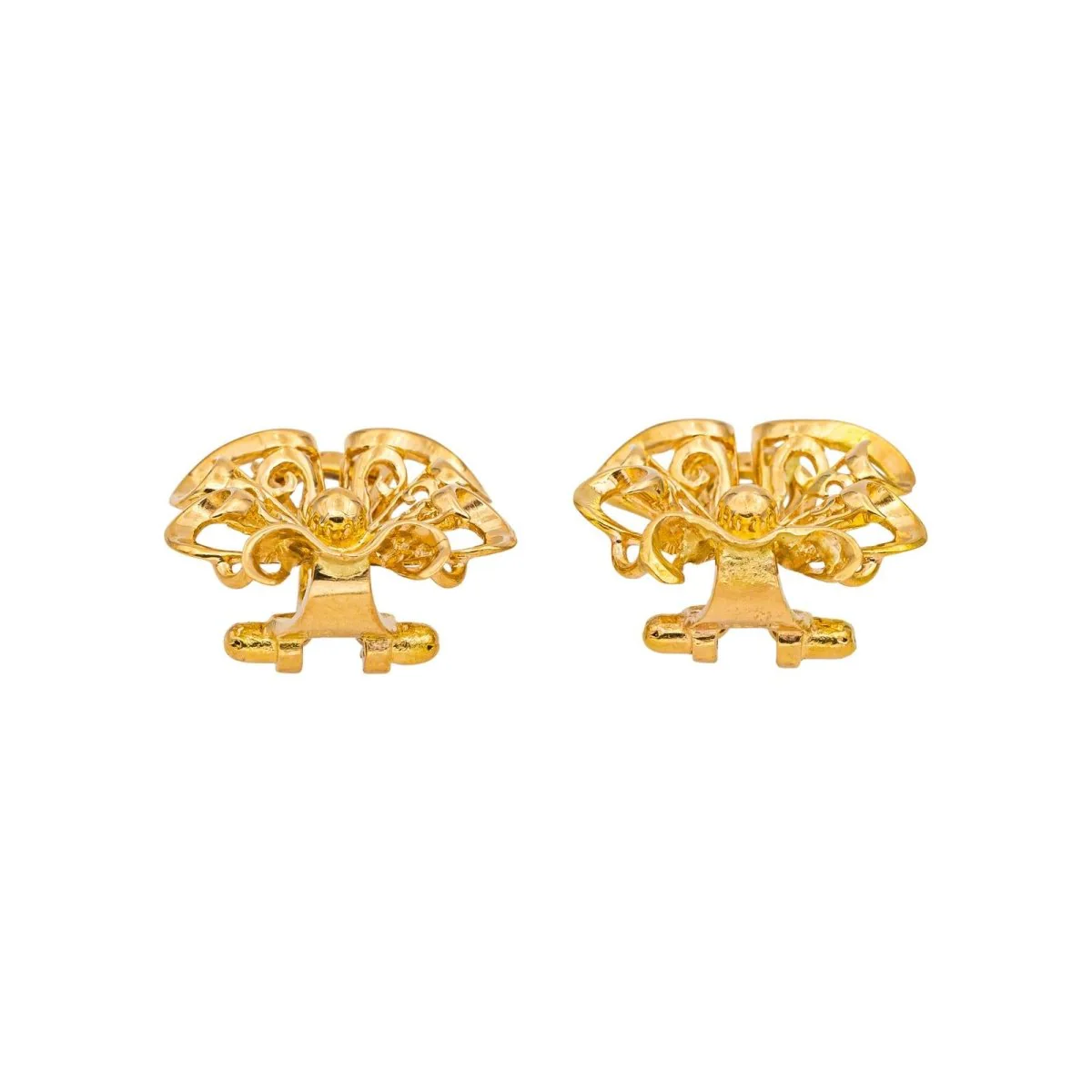 Boucles d'oreilles Clips en or jaune - Image 3