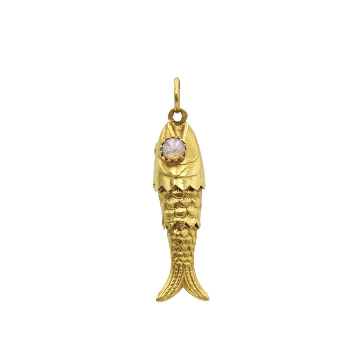 Pendentif en or jaune et opales - Image 3
