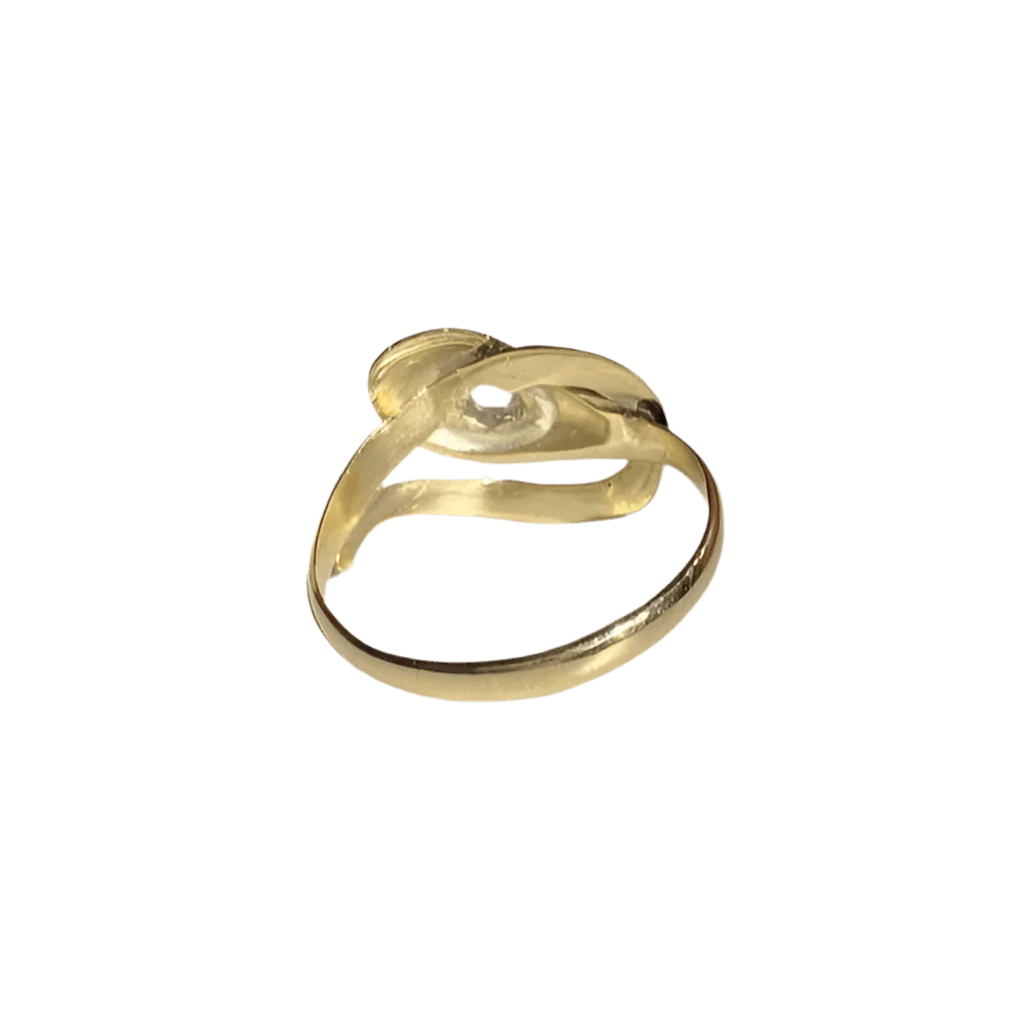 Bague en or jaune et diamant - Image 4