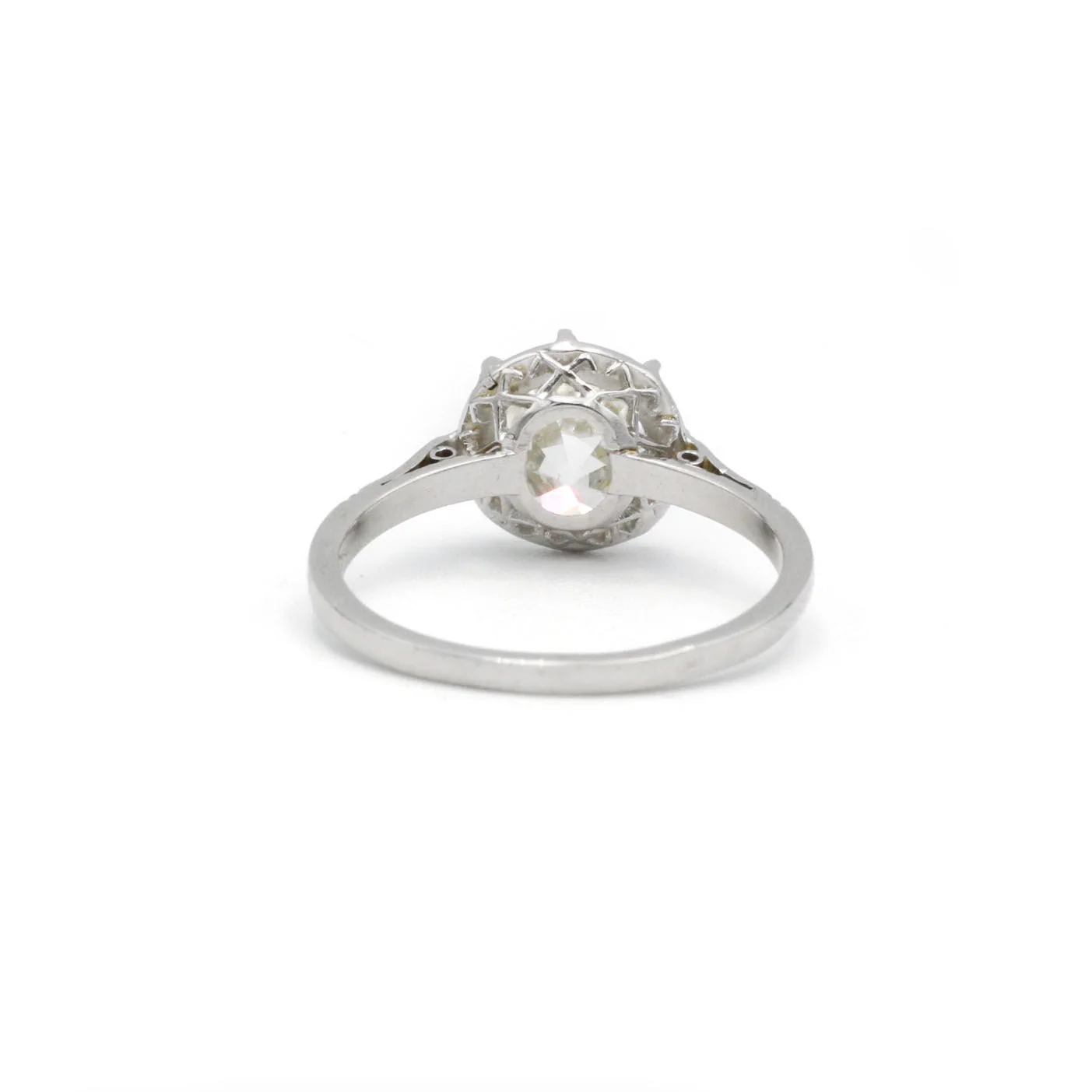 Solitaire Art Déco - Platine Et Diamant 2.46 cts - Image 2