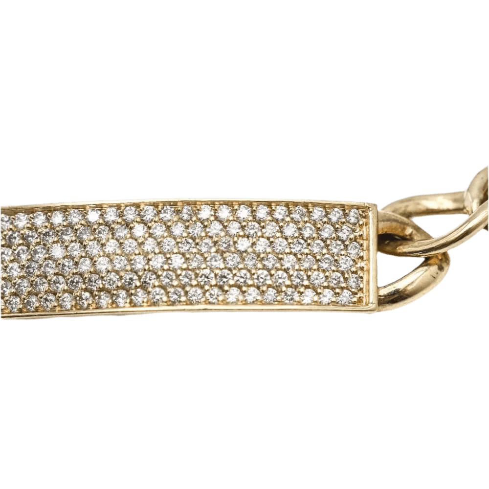 Bracelet NOMEOLVIDES en or jaune et diamants - Image 3