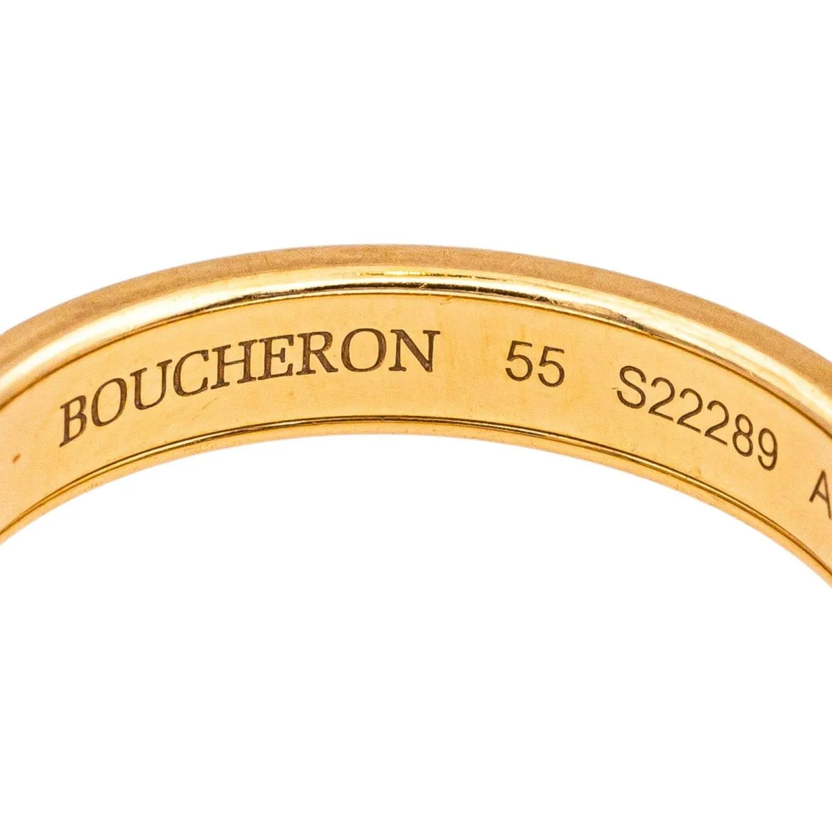 Bague Solitaire BOUCHERON "Solitaire Quatre Classique" en or jaune, or rose et diamant - Image 8