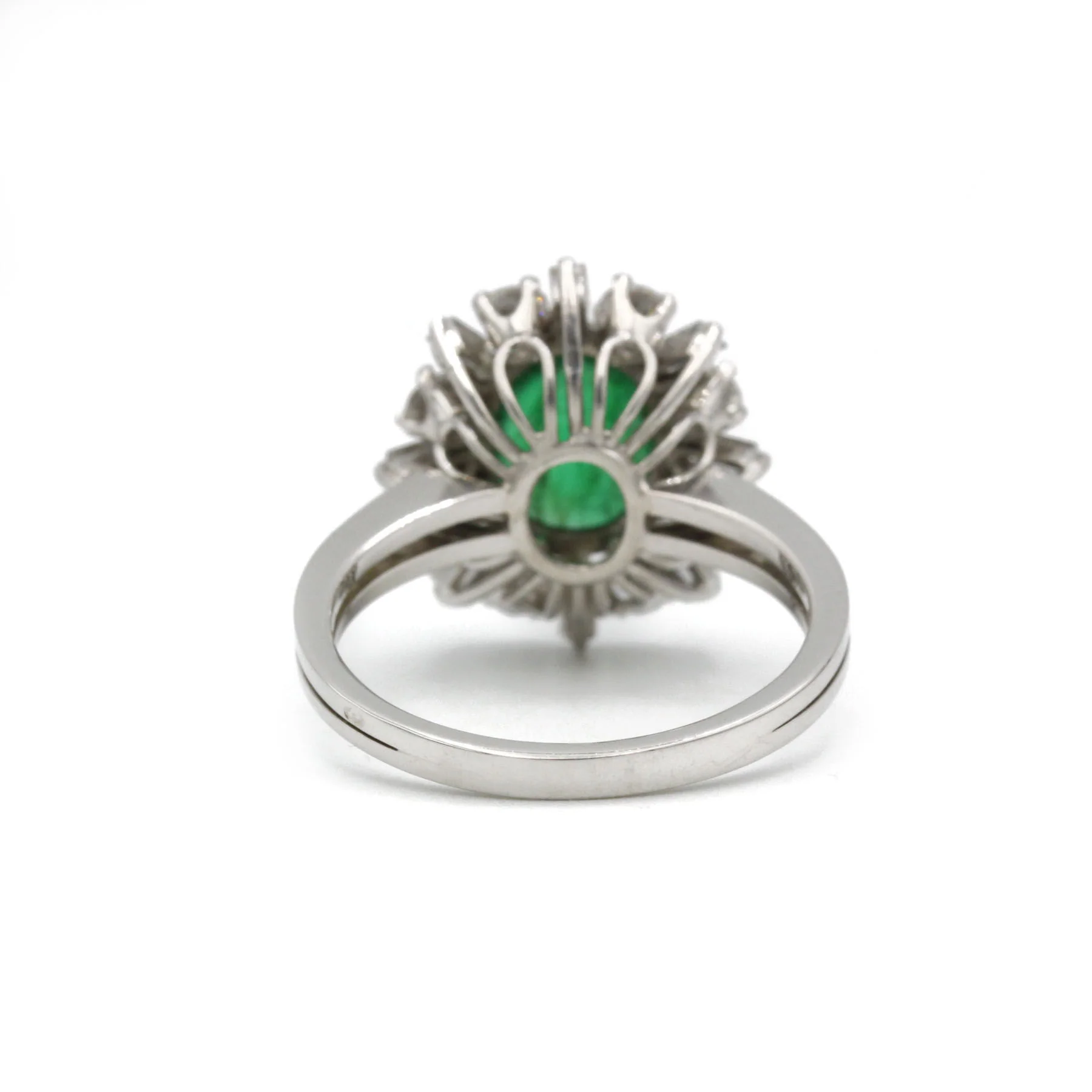 Bague - Or, Emeraude Et Diamants - Image 2
