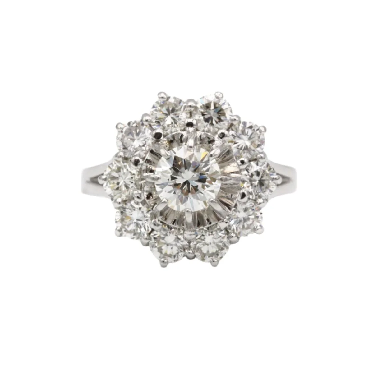 Bague - Or blanc & Diamants
