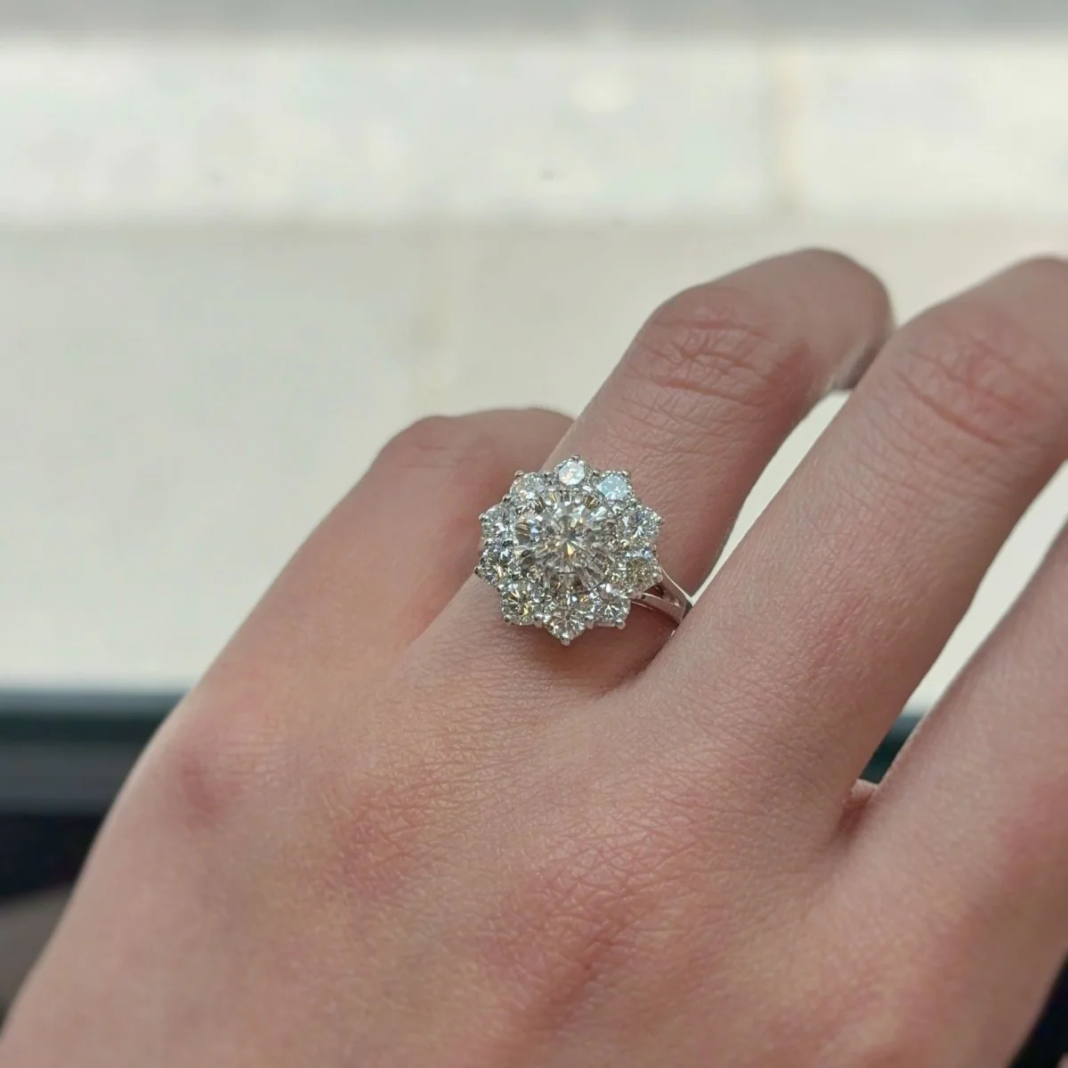 Bague - Or blanc & Diamants - Image 4