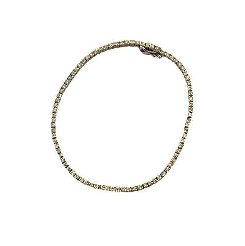 Bracelet Ligne en or blanc et diamants - Image 3