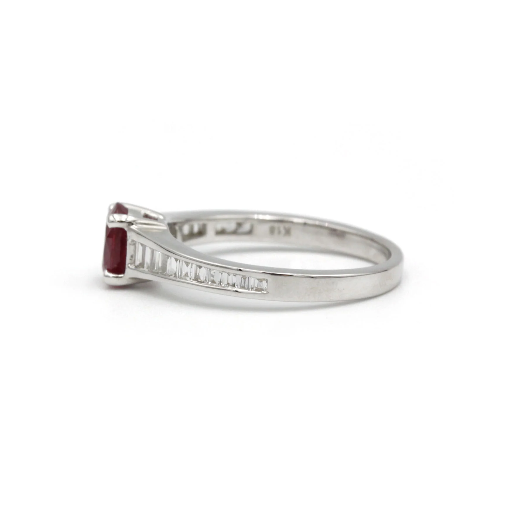 Bague - Or, Diamants & Rubis - Image 2