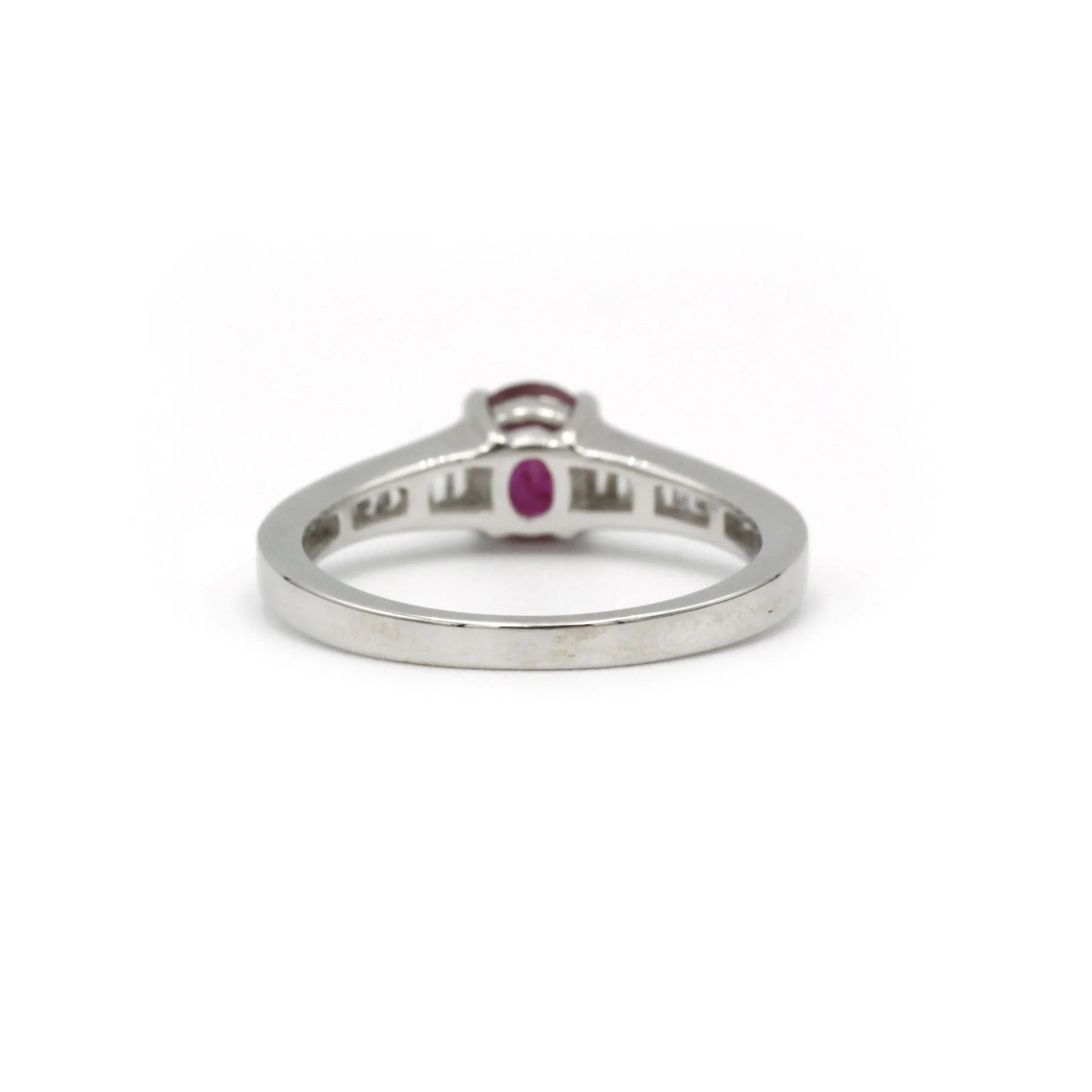 Bague - Or, Diamants & Rubis - Image 3