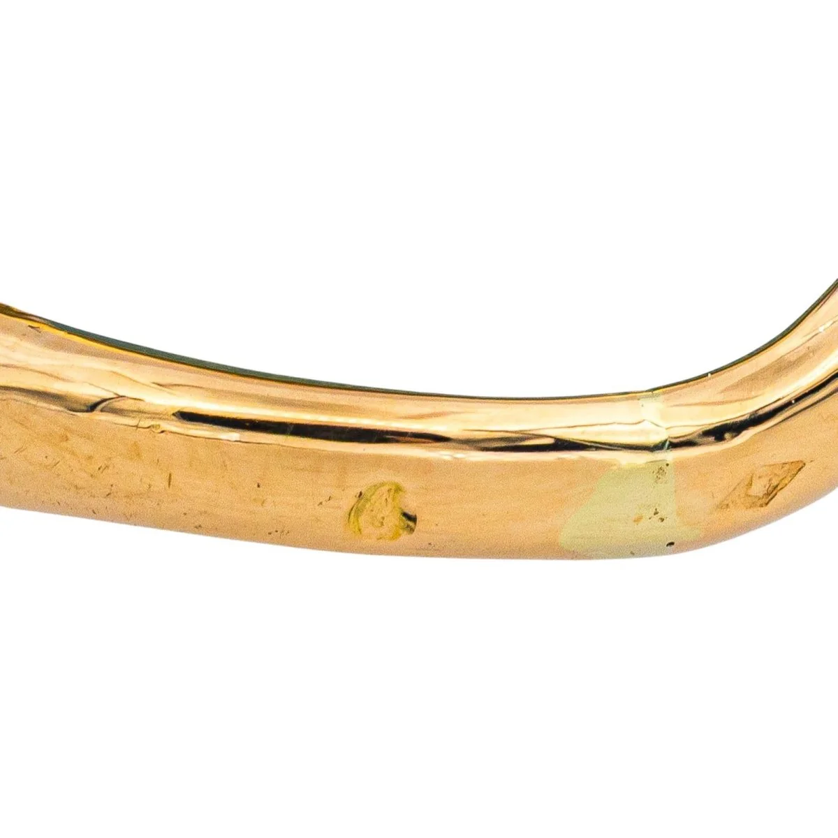 Bague en or jaune et chrysoprase - Image 7