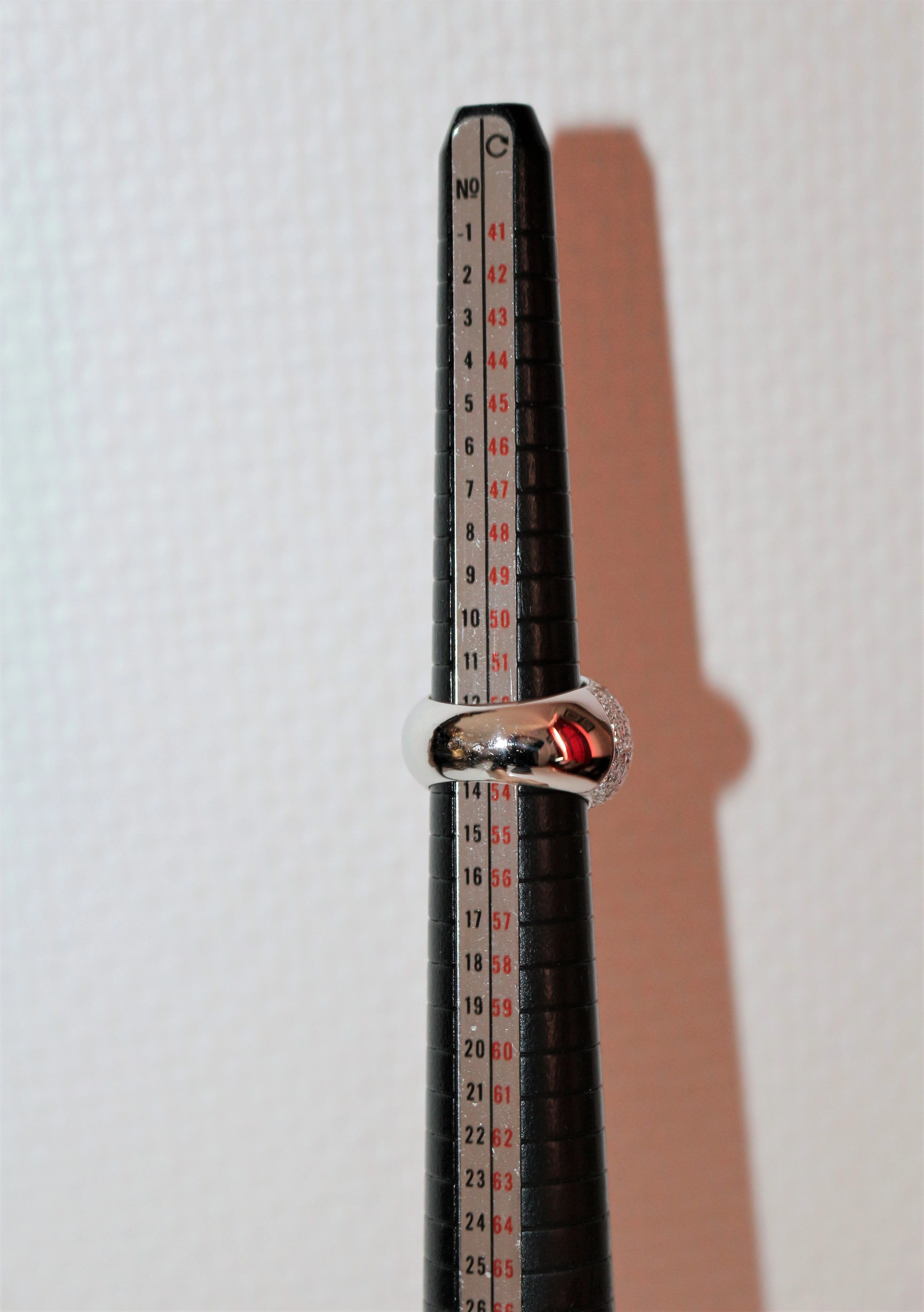 Bague Cocktail en or blanc, tourmaline et diamant - Image 11