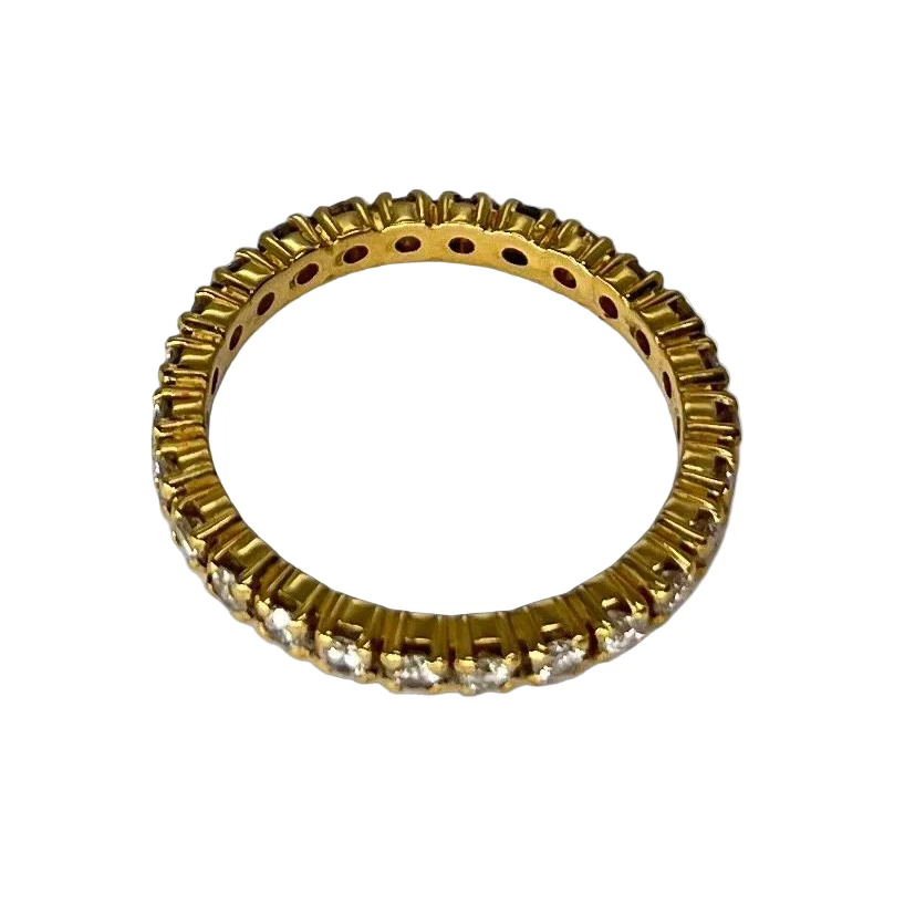 Alliance or jaune et diamants 0,40 ct - Image 3