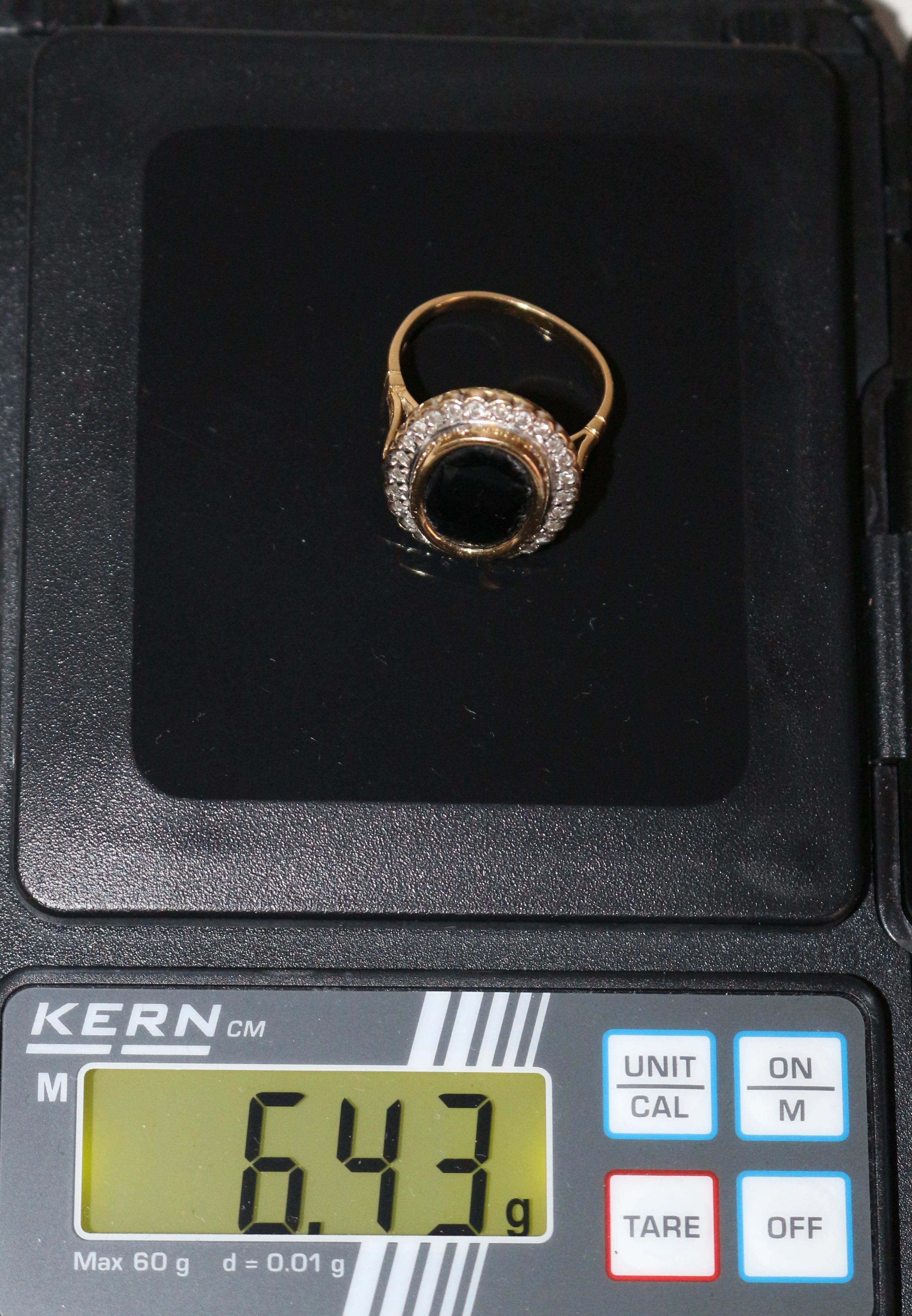 Bague Pompadour Saphir Diamants - Image 7