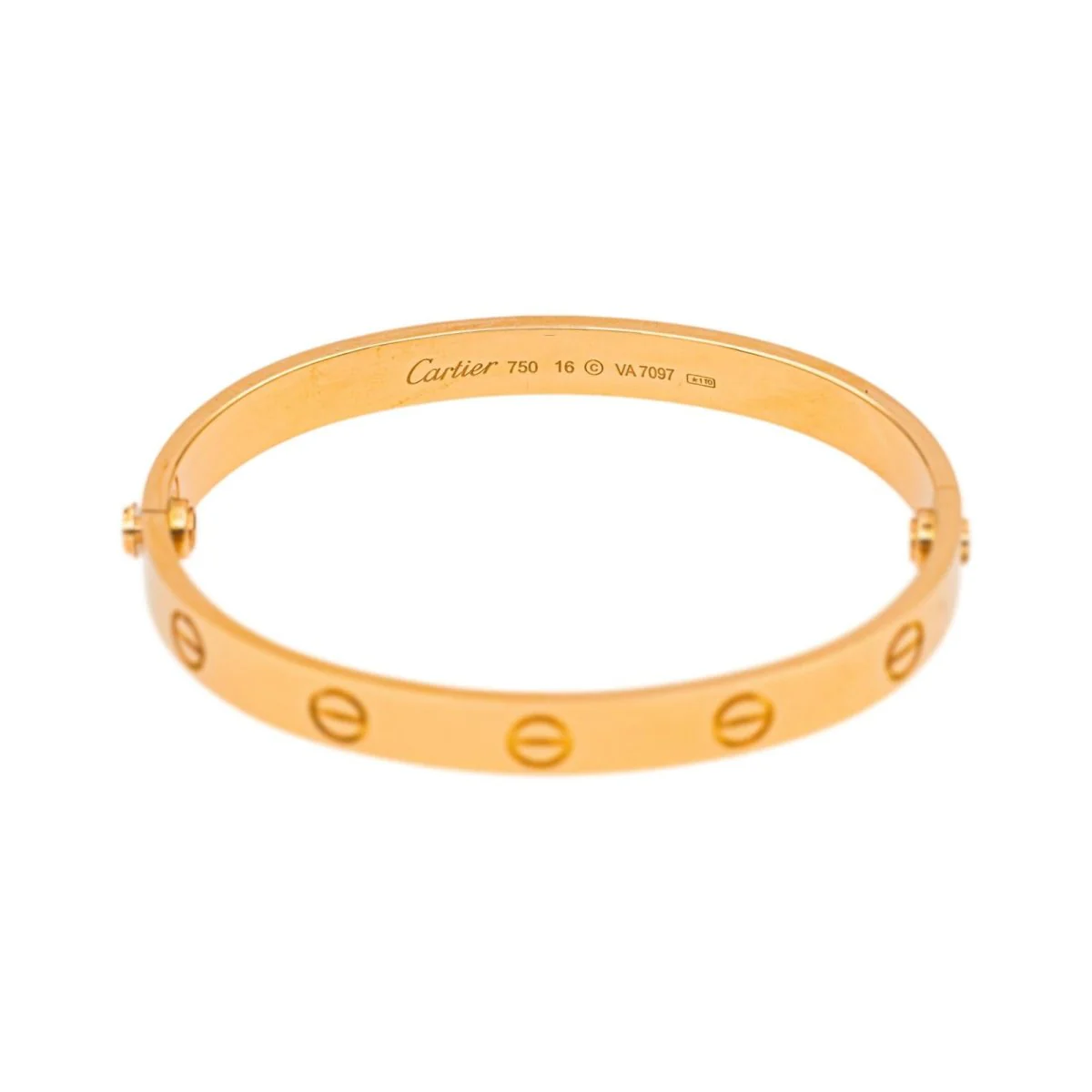 Bracelet Jonc CARTIER "Love" en or rose - Image 3
