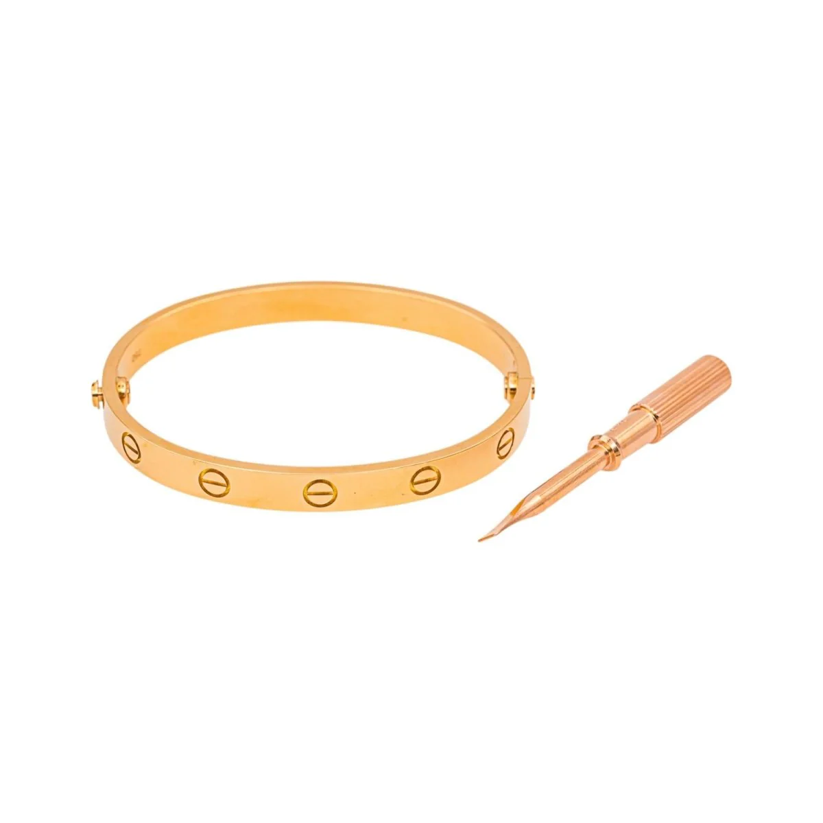 Bracelet Jonc CARTIER "Love" en or rose - Image 8