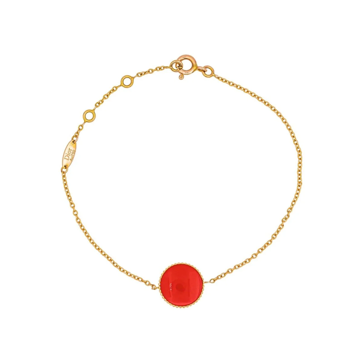 Bracelet DIOR "Rose des vents" en or rose, céramique et diamant - Image 5