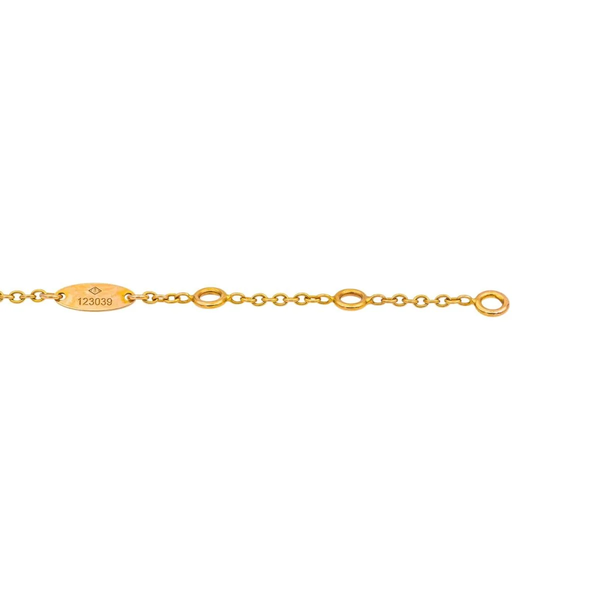 Bracelet DIOR "Rose des vents" en or rose, céramique et diamant - Image 6