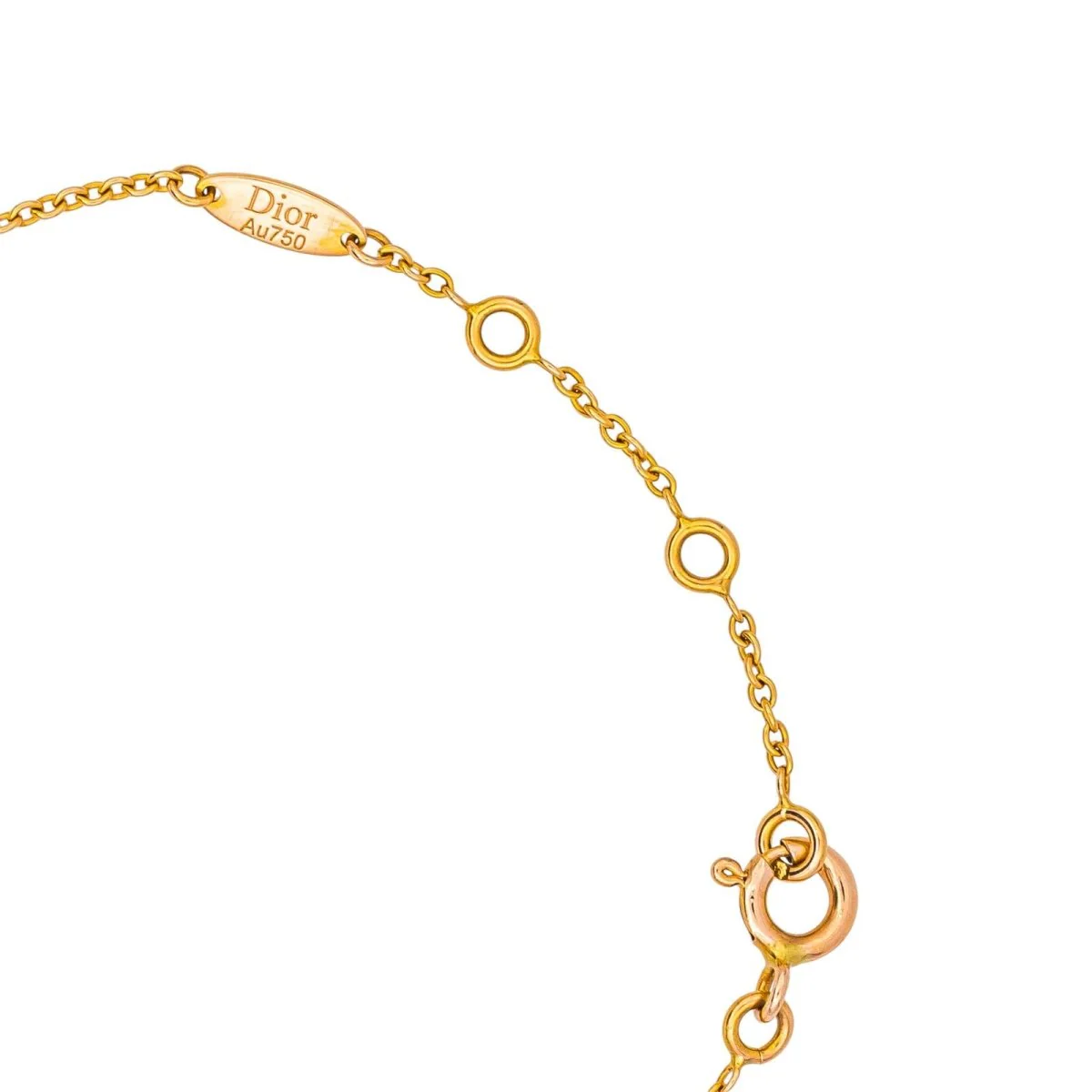 Bracelet DIOR "Rose des vents" en or rose, céramique et diamant - Image 7