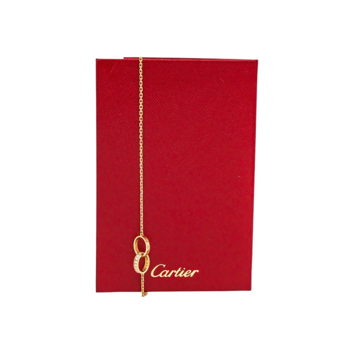 Collier Pendentif CARTIER "Love" en or rose et diamants - Image 11