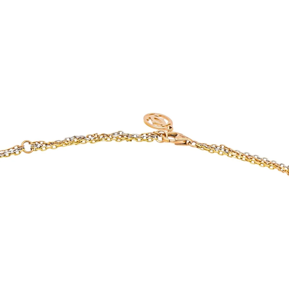 Collier Pendentif CARTIER "Trinity" en or jaune, or blanc, or rose et diamants - Image 7