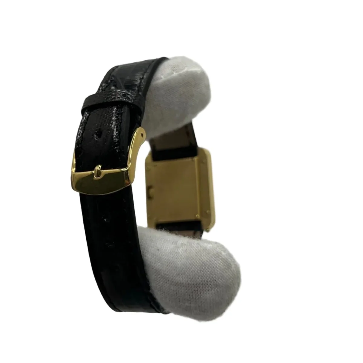 Montre POIRAY "Ma Première" en or jaune, cuir et quartz - Image 3