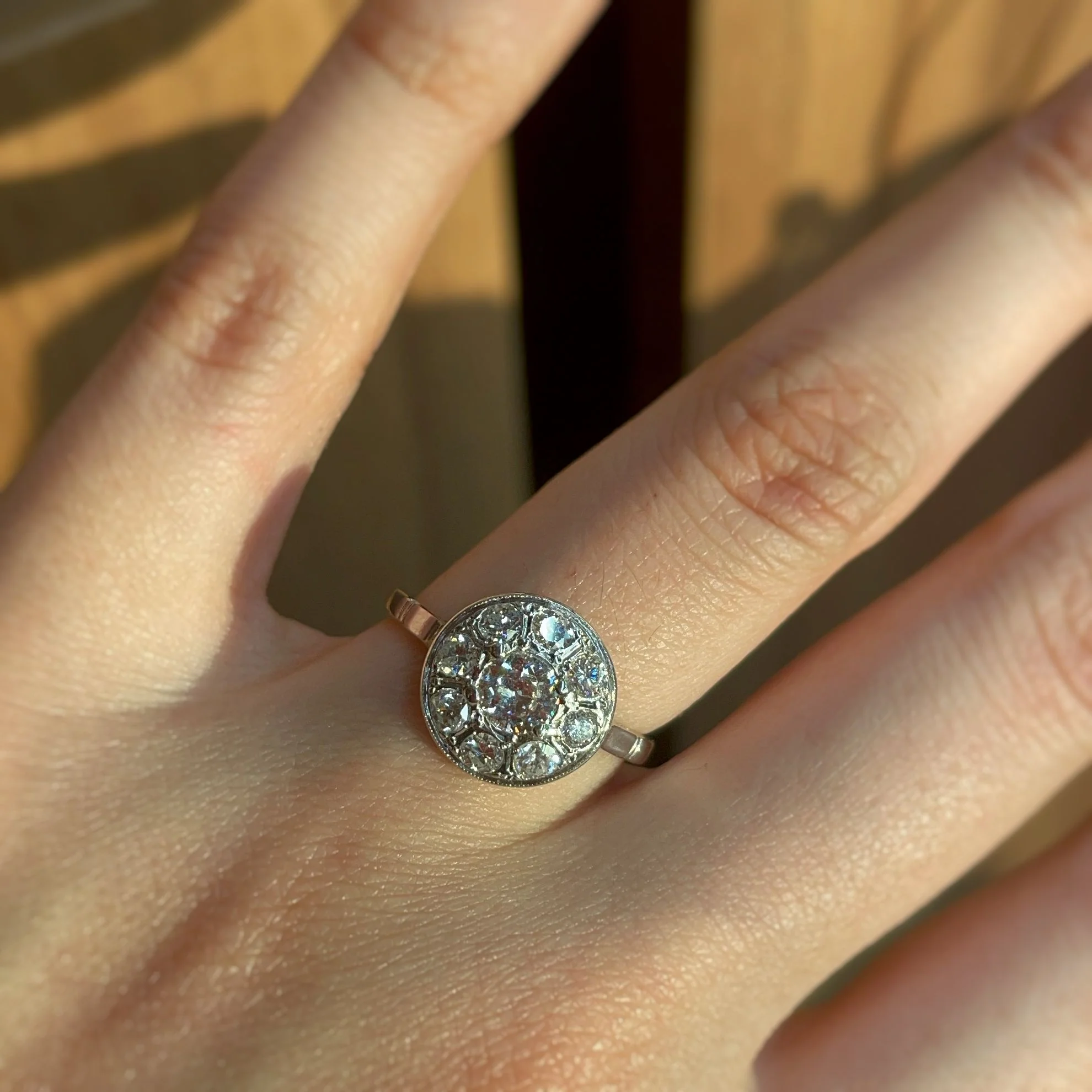 Bague - Or, Platine & Diamants - Image 4