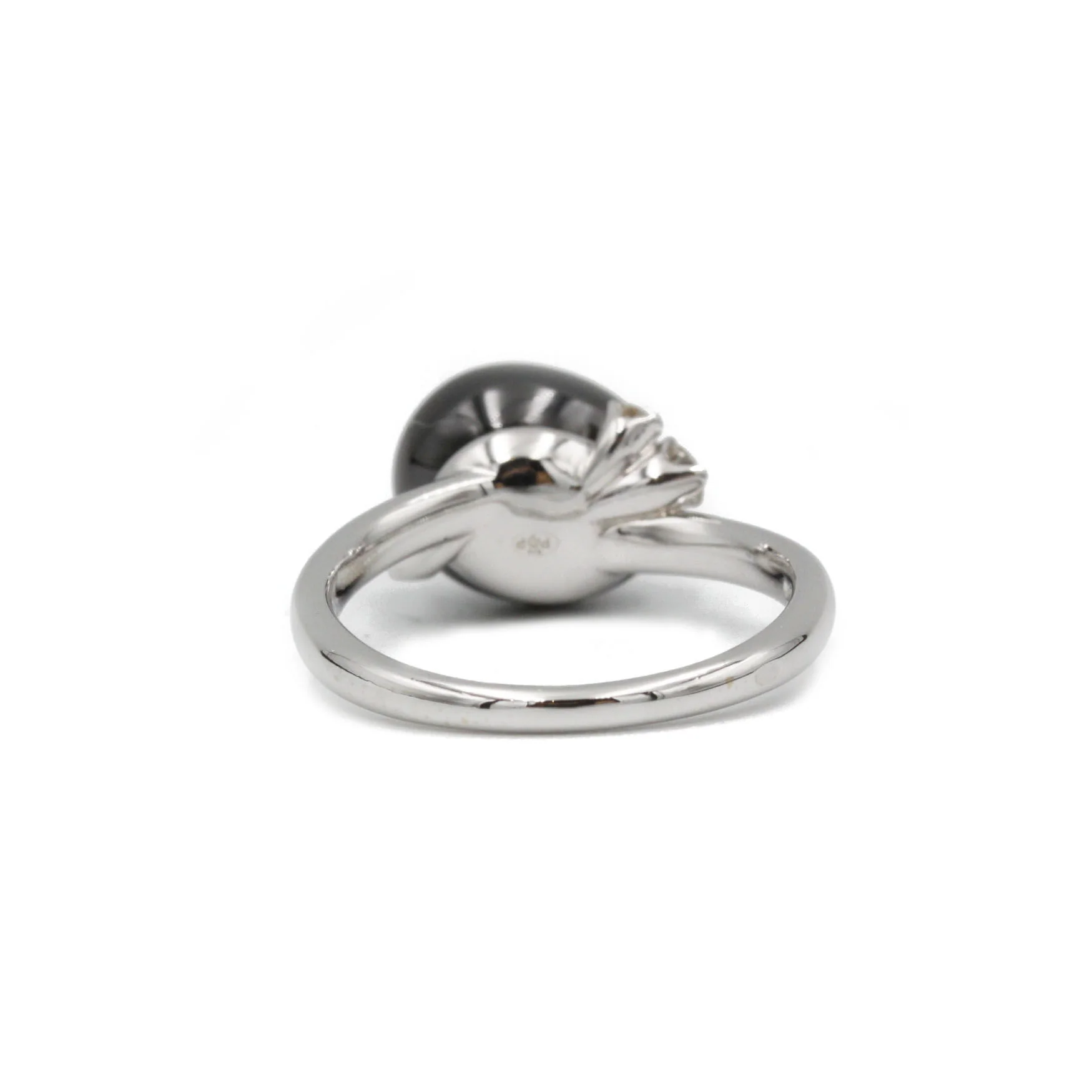 Bague POMELLATO "Capri" en or blanc, céramique et diamants - Image 4