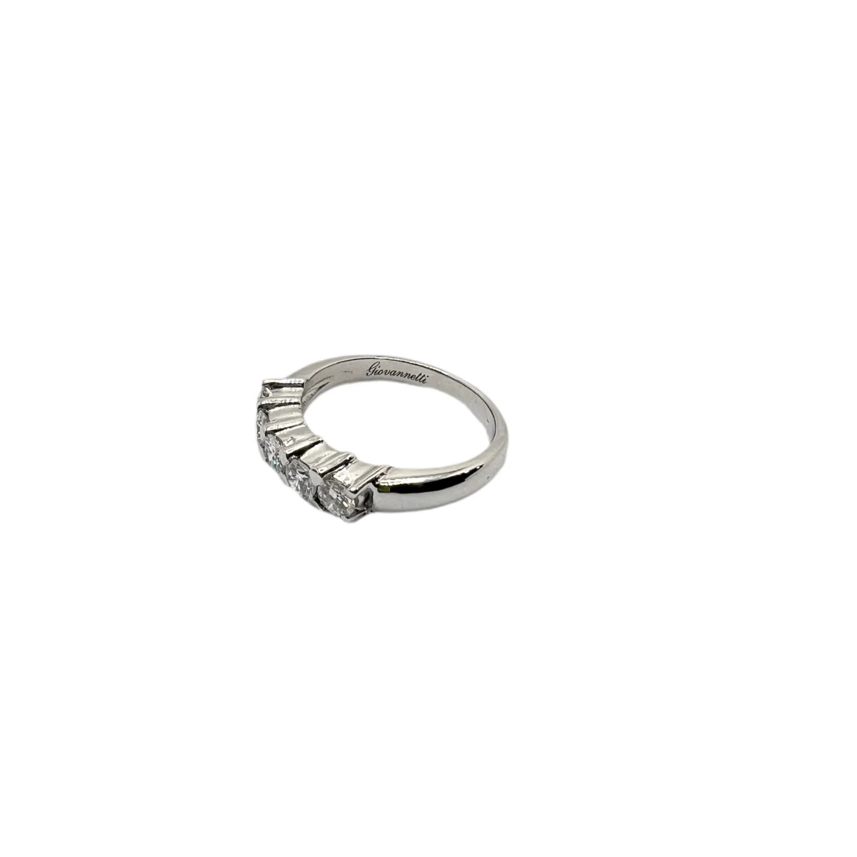 Bague GIOVANNETTI en or blanc et diamants - Image 2